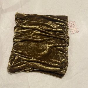 Free People crushed velvet skirt size S